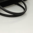 BURBERRY Nova Check Hand Bag Wool Black Silver Auth BA2877-7