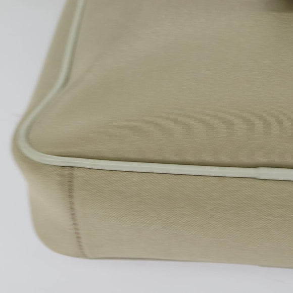 BURBERRY Nova Check Shoulder Bag Nylon Beige Silver Auth BA2878