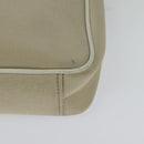 BURBERRY Nova Check Shoulder Bag Nylon Beige Silver Auth BA2878-11