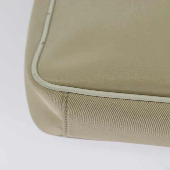 BURBERRY Nova Check Shoulder Bag Nylon Beige Silver Auth BA2878