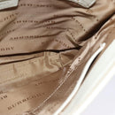 BURBERRY Nova Check Shoulder Bag Nylon Beige Silver Auth BA2878-16