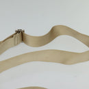 BURBERRY Nova Check Shoulder Bag Nylon Beige Silver Auth BA2878-8