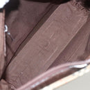 BURBERRY Nova Check Tote Bag Canvas Beige Silver Auth BA2880-11