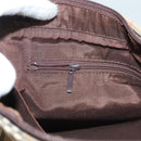 BURBERRY Nova Check Tote Bag Canvas Beige Silver Auth BA2880-20