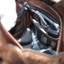 BURBERRY Shoulder Bag Leather Bronze Auth BA2881-19