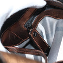 BURBERRY Shoulder Bag Leather Bronze Auth BA2881-22