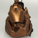 BURBERRY Shoulder Bag Leather Bronze Auth BA2881-4