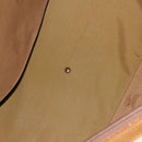 Burberrys Nova Check Boston Bag Canvas Beige Gold Auth BA2882-17