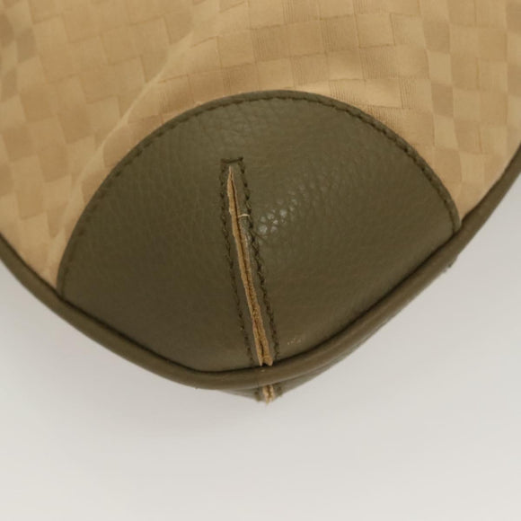 BOTTEGA VENETA Shoulder Bag Canvas Beige Auth BA2883