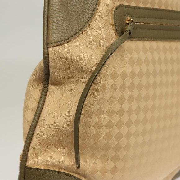 BOTTEGA VENETA Shoulder Bag Canvas Beige Auth BA2883