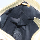 BOTTEGA VENETA Shoulder Bag Canvas Beige Auth BA2883-20