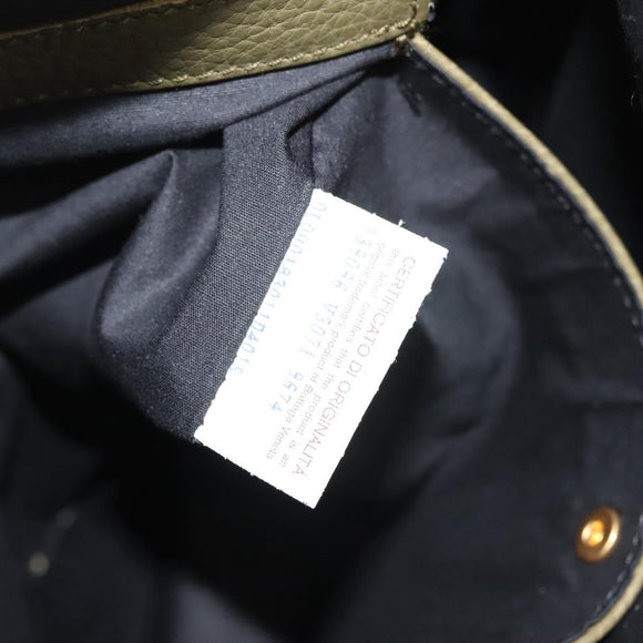 BOTTEGA VENETA Shoulder Bag Canvas Beige Auth BA2883