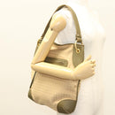 BOTTEGA VENETA Shoulder Bag Canvas Beige Auth BA2883-22
