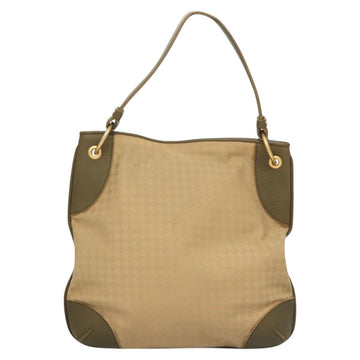BOTTEGA VENETA Shoulder Bag Canvas Beige Auth BA2883 - 0