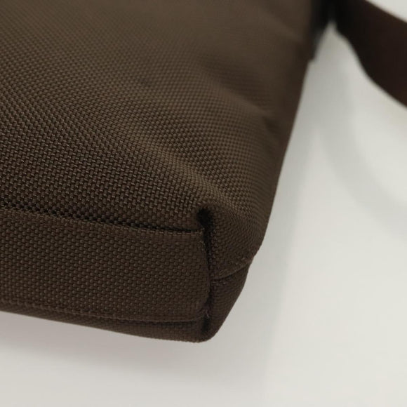 BURBERRY Black label Shoulder Bag Canvas Brown Auth BA2884