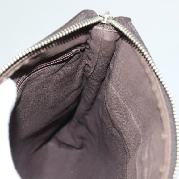 BURBERRY Black label Shoulder Bag Canvas Brown Auth BA2884