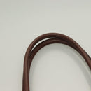 Salvatore Ferragamo Gancini Tote Bag Canvas Brown Silver Auth BA2887-8