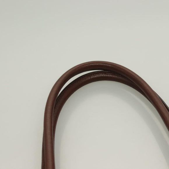 Salvatore Ferragamo Gancini Tote Bag Canvas Brown Silver Auth BA2887