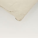 BOTTEGA VENETA MAXI INTRECCIATO Clutch Bag Leather Silver White Auth BA2892-12