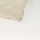 BOTTEGA VENETA MAXI INTRECCIATO Clutch Bag Leather Silver White Auth BA2892-13