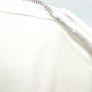 BOTTEGA VENETA MAXI INTRECCIATO Clutch Bag Leather Silver White Auth BA2892-15