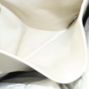 BOTTEGA VENETA MAXI INTRECCIATO Clutch Bag Leather Silver White Auth BA2892-19