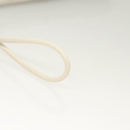 BOTTEGA VENETA MAXI INTRECCIATO Clutch Bag Leather Silver White Auth BA2892-7