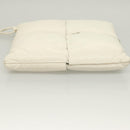 BOTTEGA VENETA MAXI INTRECCIATO Clutch Bag Leather Silver White Auth BA2892-9