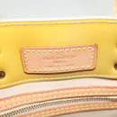 LOUIS VUITTON Monogram Vernis Reade PM Hand Bag Beige M91334 LV Auth BA2895-17