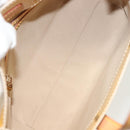 LOUIS VUITTON Monogram Vernis Reade PM Hand Bag Beige M91334 LV Auth BA2895-11