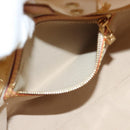 LOUIS VUITTON Monogram Vernis Reade PM Hand Bag Beige M91334 LV Auth BA2895-21