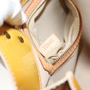 LOUIS VUITTON Monogram Vernis Reade PM Hand Bag Beige M91334 LV Auth BA2895-12