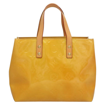 LOUIS VUITTON Monogram Vernis Reade PM Hand Bag Beige M91334 LV Auth BA2895 - 0