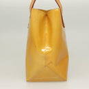 LOUIS VUITTON Monogram Vernis Reade PM Hand Bag Beige M91334 LV Auth BA2895-3