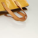 LOUIS VUITTON Monogram Vernis Reade PM Hand Bag Beige M91334 LV Auth BA2895-7