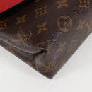LOUIS VUITTON Monogram Sun Placide Shoulder Bag Red M43713 LV Auth BA2903M-8