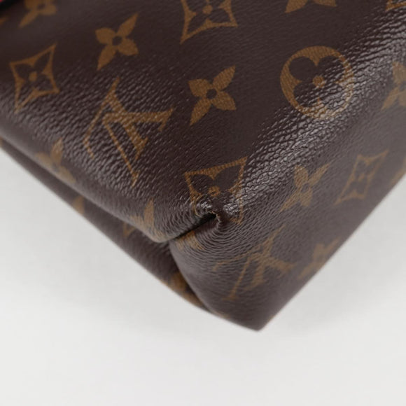 LOUIS VUITTON Monogram Sun Placide Shoulder Bag Red M43713 LV Auth BA2903M