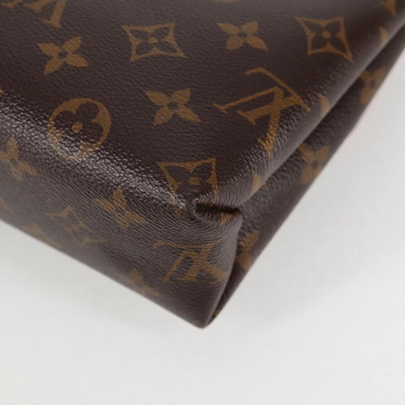 LOUIS VUITTON Monogram Sun Placide Shoulder Bag Red M43713 LV Auth BA2903M