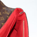 LOUIS VUITTON Monogram Sun Placide Shoulder Bag Red M43713 LV Auth BA2903M-21