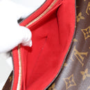 LOUIS VUITTON Monogram Sun Placide Shoulder Bag Red M43713 LV Auth BA2903M-25