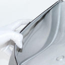 LOUIS VUITTON Chain Very Shoulder Bag Leather Silver M43201 LV Auth BA2904M-19