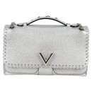 LOUIS VUITTON Chain Very Shoulder Bag Leather Silver M43201 LV Auth BA2904M-13