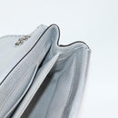 LOUIS VUITTON Chain Very Shoulder Bag Leather Silver M43201 LV Auth BA2904M-21