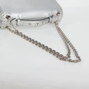 LOUIS VUITTON Chain Very Shoulder Bag Leather Silver M43201 LV Auth BA2904M-7