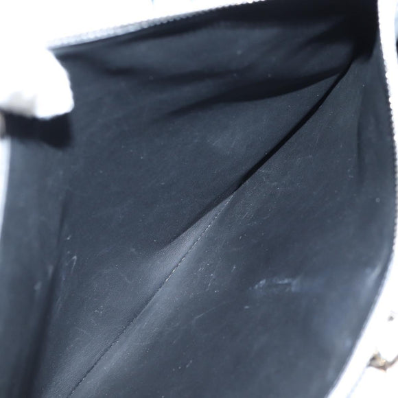 LOUIS VUITTON City Steamer MM Bag Calf leather Black Gray M42435 LV Auth BA2906A