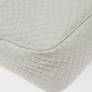 BALLY Chain Shoulder Bag Leather White Gold Auth BA2907-14