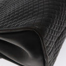 BALLY Hand Bag Leather Black Gold Auth BA2909-13