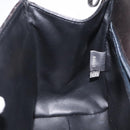 BALLY Hand Bag Leather Black Gold Auth BA2909-19