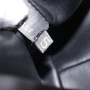 BALLY Hand Bag Leather Black Gold Auth BA2909-22