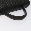 BALLY Hand Bag Leather Black Gold Auth BA2909-7